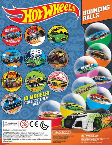 Hot Wheels Bouncing Balls 45MM