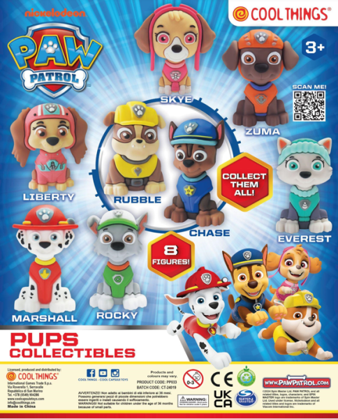 Paw Patrol Pups 65 mm (1)