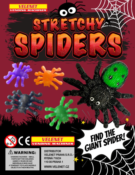 Stretchy Spiders 45 x 50 mm (1)