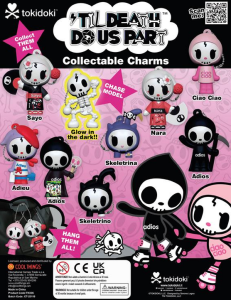 Tokidoki Till Death Charms 65 mm (1)