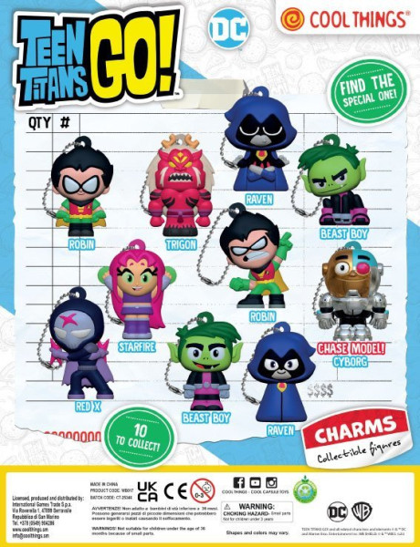 Teen Titans Go Charms 65 mm (1)