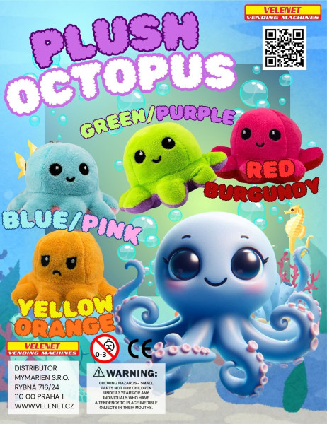 Plush Octopus 65 mm (2)