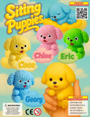 Sitting Puppies 50 mm