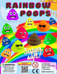 Rainbow Poops 50 mm