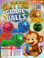 Glitter Grape Ball 50 mm
